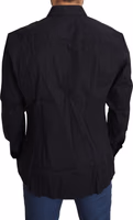 Black Cotton Stretch Dress SICILIA Shirt 2