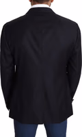 Black Wool Single Breasted NAPOLI Blazer 5