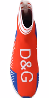 Blue Red Sorrento Logo Sneakers Socks Shoes 2