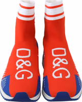 Blue Red Sorrento Logo Sneakers Socks Shoes 3