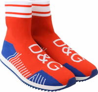 Blue Red Sorrento Logo Sneakers Socks Shoes 4
