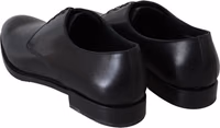 Black Leather SARTORIA Hand Made Shoes 4