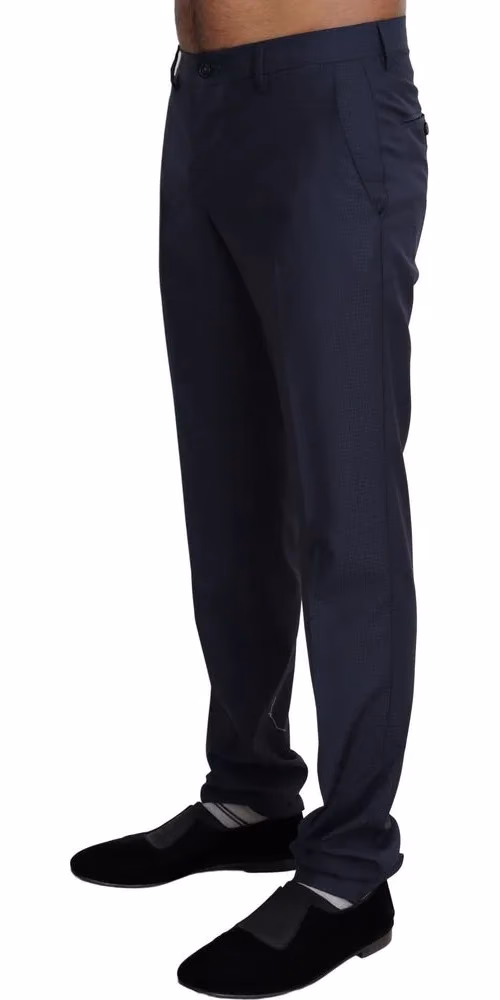 Navy Blue Dress Formal Men Trouser Pants