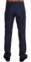 Navy Blue Dress Formal Men Trouser Pants 2