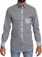 Black White Checkered Casual Shirt 3