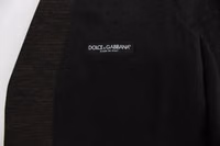 Black Wool Logo Dress Gilet Vest 5