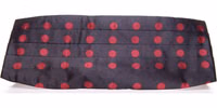 Black Waist Smoking Tuxedo Cummerbund Belt 1