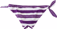 Purple White Stripes Beachwear Bikini Bottom 5