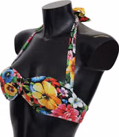 Multicolor Floral Print Swimwear Bikini Tops 4