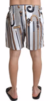 White Walking Stick Beachwear Shorts Swimshorts 2