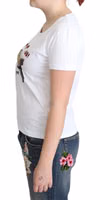 White Cotton Come Play 4 Us Print Tops T-shirt 1