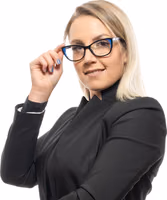 نظارات بلاستيكية سوداء (إطار) 4