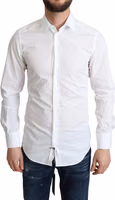 White Cotton Long Sleeves Men Formal Shirt 1