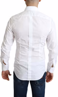 White Cotton Long Sleeves Men Formal Shirt 3