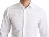 White Cotton Long Sleeves Men Formal Shirt 4