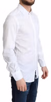 White Cotton Long Sleeves Formal Shirt 2