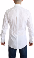 White Bib Cotton Poplin Men Formal Shirt 2