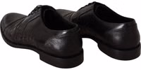 Black Leather Exotic Skins Formal Shoes 4
