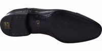 Black Leather Men Derby Formal Loafers Shoes 4