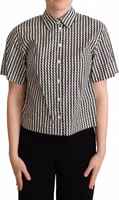 White Black Fantasy Pattern Shirt 1