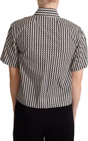 White Black Fantasy Pattern Shirt 3