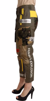 Green Military Cargo Trouser Cotton Pants 1