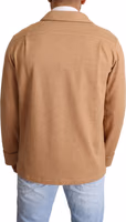 Brown Cotton Button Collared Coat Jacket 2