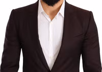 Bordeaux Wool MARTINI Slim Fit Suit 3