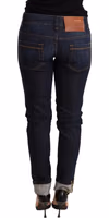 Blue Washed Low Waist Skinny Denim Trouser 2