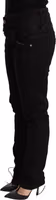 Black Low Waist Skinny Denim Jeans Trouser 1
