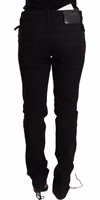 Black Low Waist Skinny Denim Jeans Trouser 2