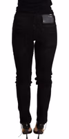 Black Low Waist Skinny Denim Trouser 2