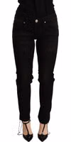 Black Low Waist Skinny Denim Trouser 3