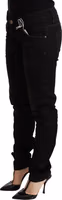 Black Low Waist Skinny Denim Cotton Trouser 1