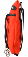 Red Polyamide Downtown Flat Crossbody Bag 3