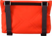 Red Polyamide Downtown Flat Crossbody Bag 4