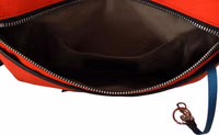 Red Polyamide Downtown Flat Crossbody Bag 5