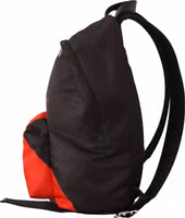 Red & Black Nylon Urban Backpack 2