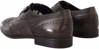 Brown Lizard Skin Leather Oxford Dress Shoes 2