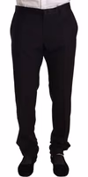 Black Wool Formal Tuxedo Trouser Pants 3
