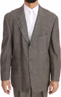 Brown Wool Regular Single  Breasted Suit 3