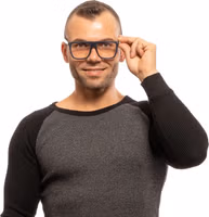 نظارات بلاستيكية زرقاء (إطار) 4