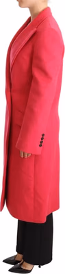 Pink Double Breasted Trenchcoat Jacket