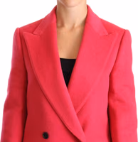 Pink Double Breasted Trenchcoat Jacket 3