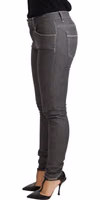 Gray Low Waist Skinny Denim Trouser Jeans 1