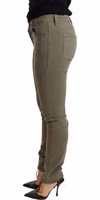 Green Low Waist Skinny Slim Trouser Cotton Jeans 1