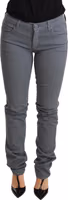 Gray Low Waist Skinny Slim Trouser Cotton Jeans 3