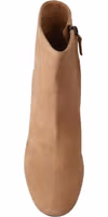 Beige Suede Leather Mid Heels Pumps Boots Shoes 3