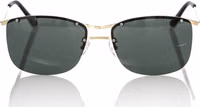 Black Metallic Fibre Men Sunglasses 1