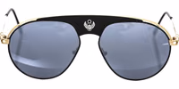 Black Metallic Men's Sunglass Shield 1